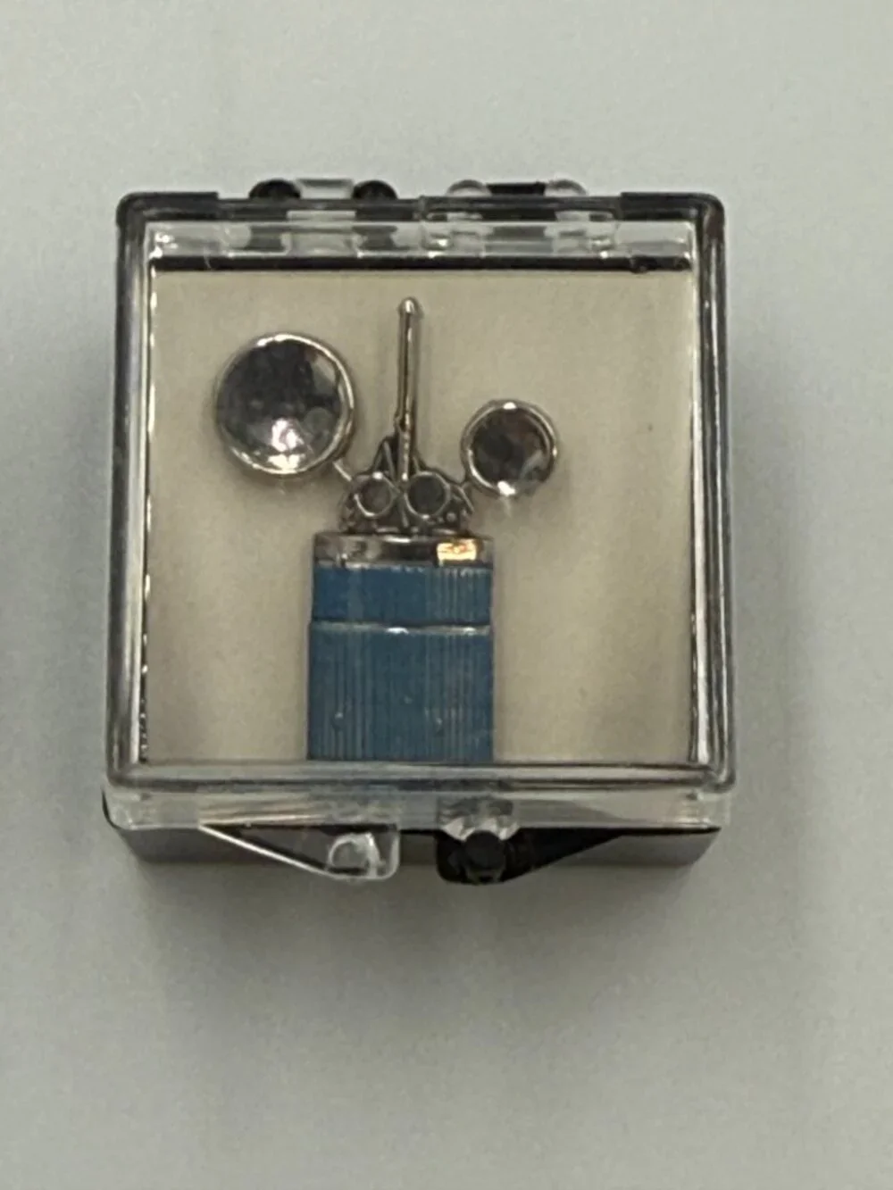 VTG HUGHES AIRCRAFT Intelsat VI Satellite Tie Tack Lapel Pin NIB ADSCO NASA